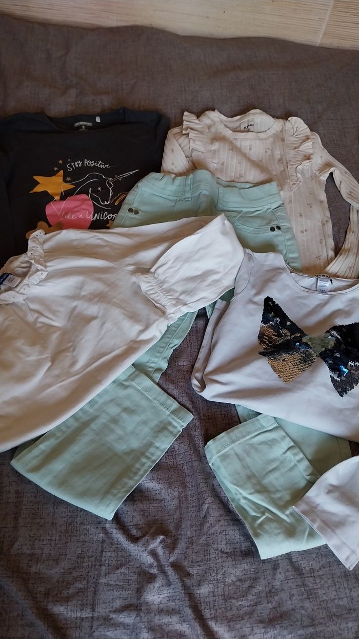 Lot 22 vêtements fille 8 ans - photo numéro 6