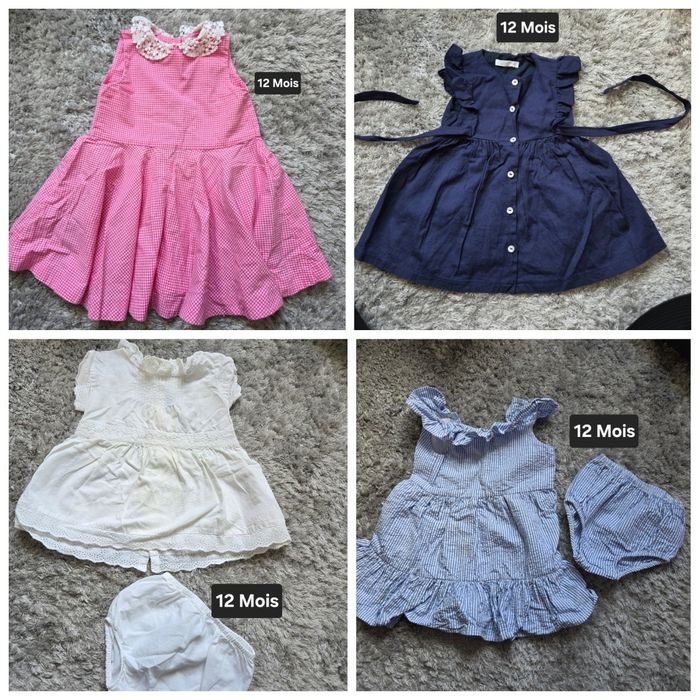 Robe 12mois bloomer bloomers ralph lauren coccodé jacadi