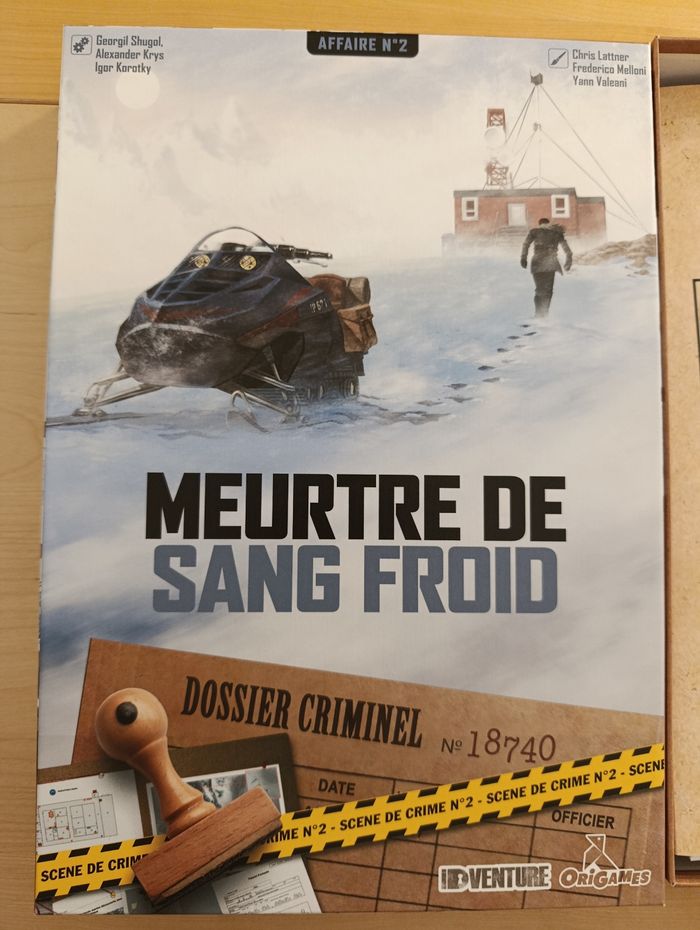 Jeu d'enquête / Meurtre de sang froid