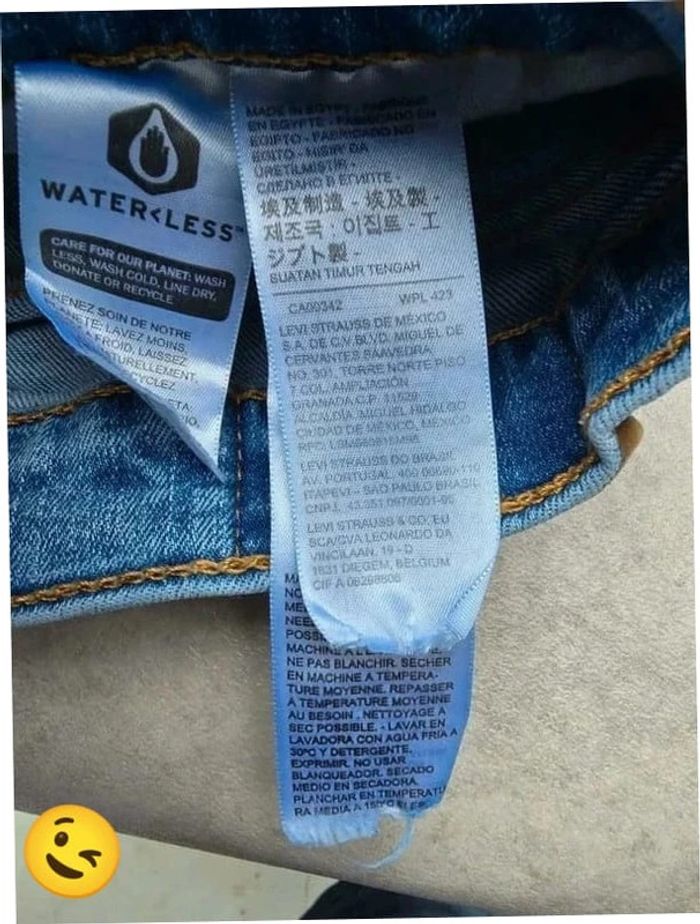 Jeans Levi's 511 W29 FR38 L30 coupe droite bleu Homme Men pan274b - photo numéro 6