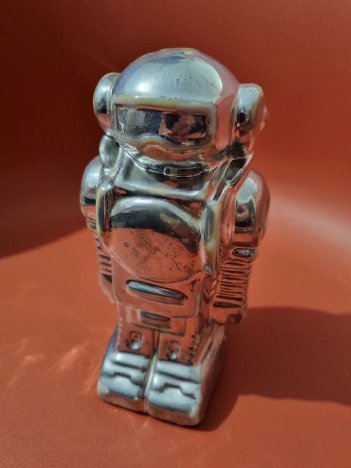 tirelire robot métal