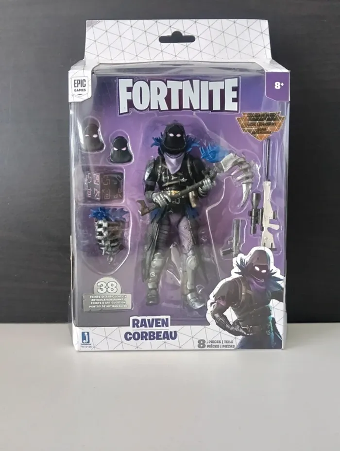 Figurine Fortnite raven corbeau legendary séries