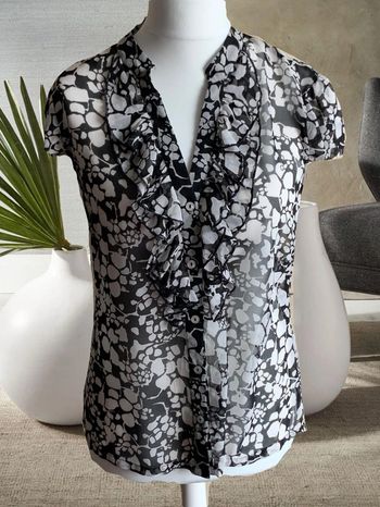 Chemisier MC gris noir Mellachia t46