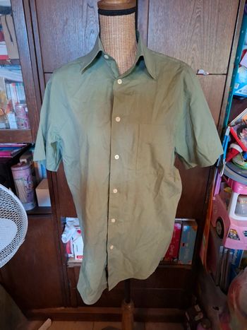 Chemise 38 vert kaki