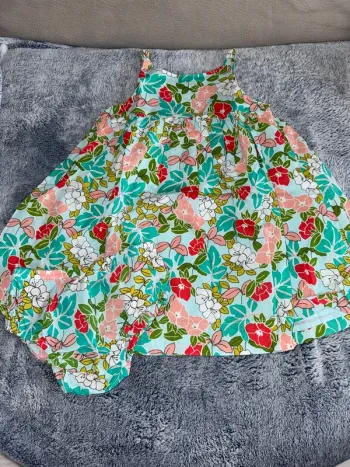 Robe fleurs + bloomer
