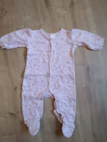 Pyjama en coton rose
