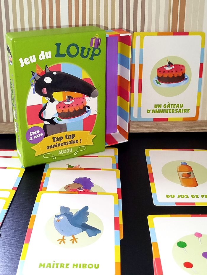 🔴 Auzou Jeu du loup Tap tap anniversaire