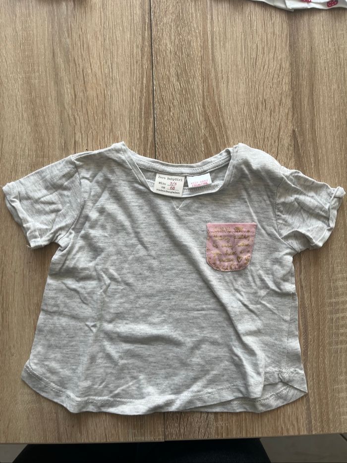 Lot de 3 t shirt taille 3 mois - photo numéro 2