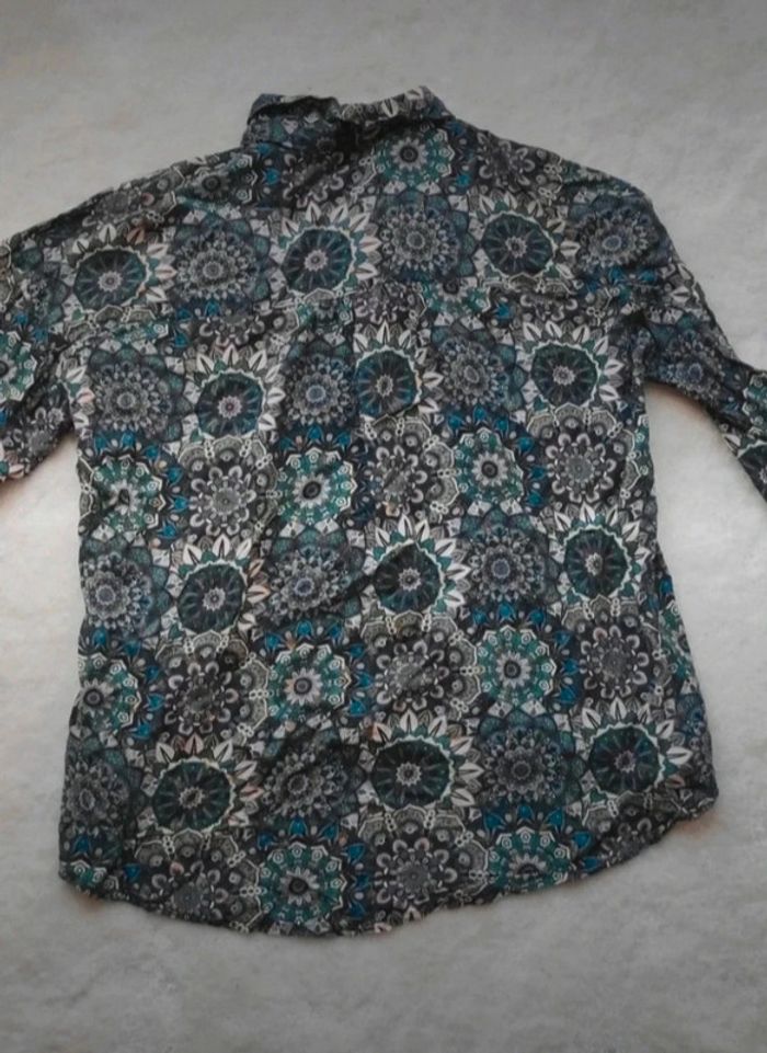 Chemisier blouse Made in Italy M mandala légère idéal printemps été - photo numéro 4