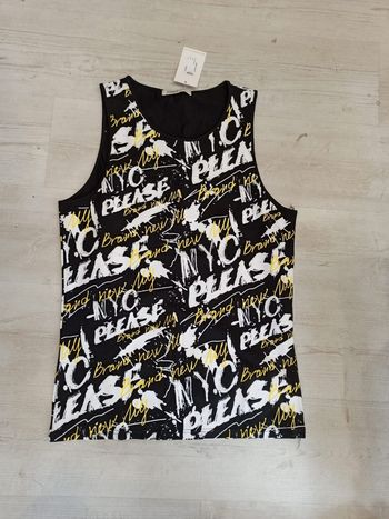 Débardeur pour homme noir avec motifs taille L Jamez