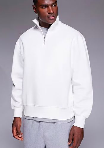 Quarter zip zara