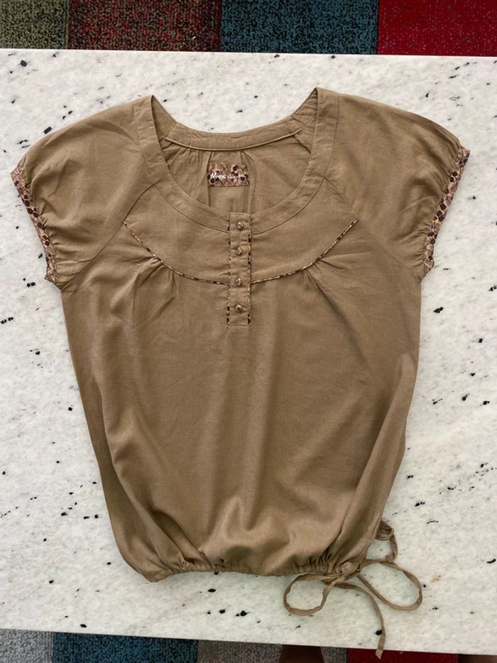 Blouse beige Mim T2 - photo numéro 6