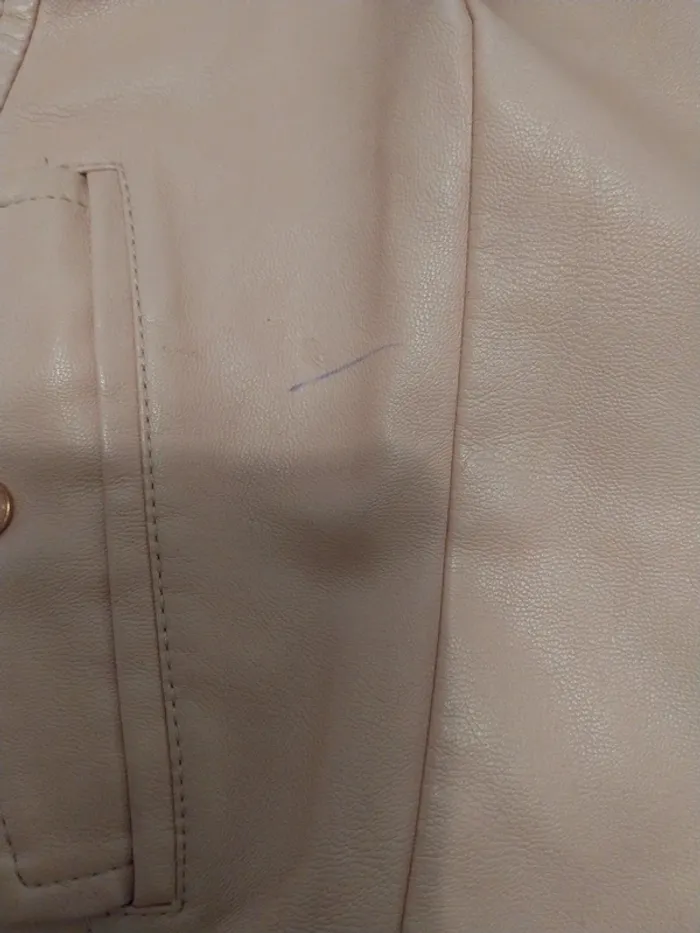 Veste en simili cuir 10 ans - photo numéro 5