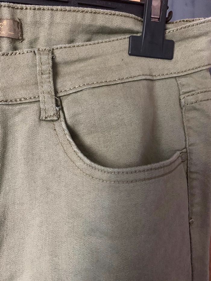 pantalon toile kaki - photo numéro 2