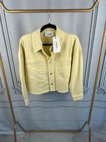 Veste courte jean Jaune Ba&sh T1 / S neuve