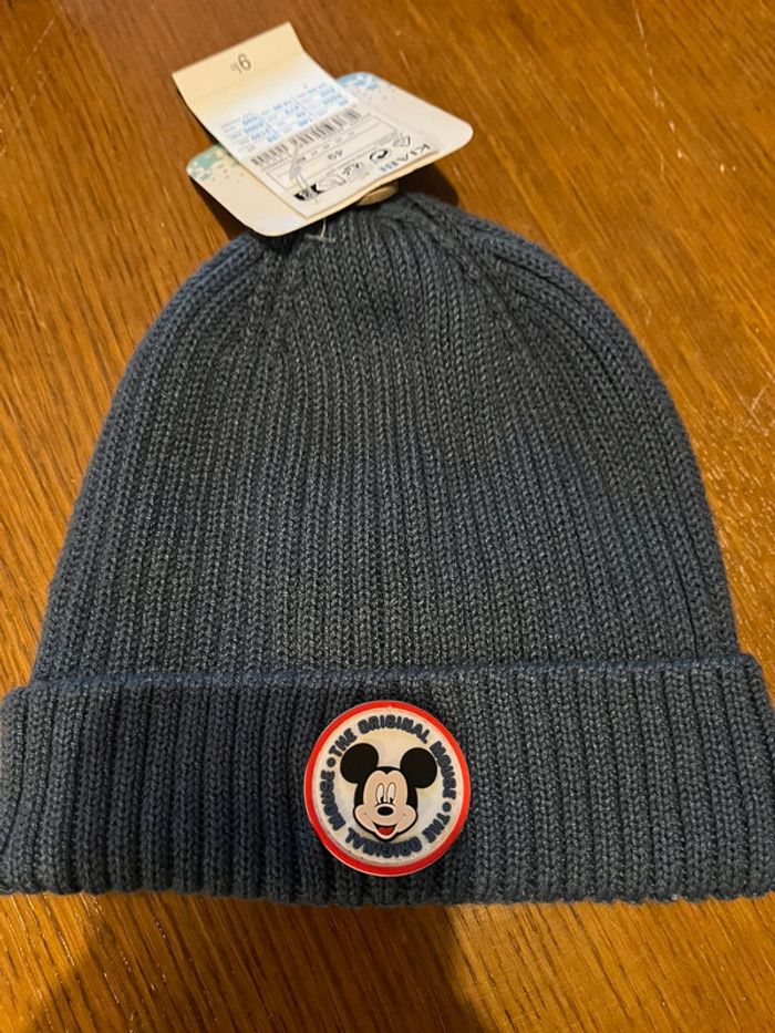 Bonnet bébé garçon Mickey neuf avec étiquette