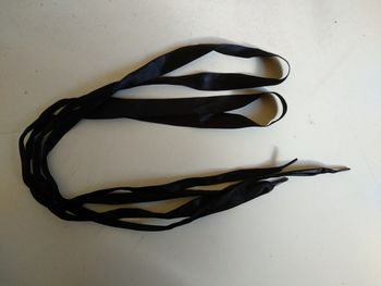 Paire de lacets noirs