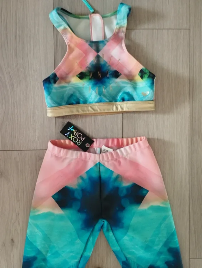 Ensemble de surf Roxy S neuf legging + brassière - photo numéro 3