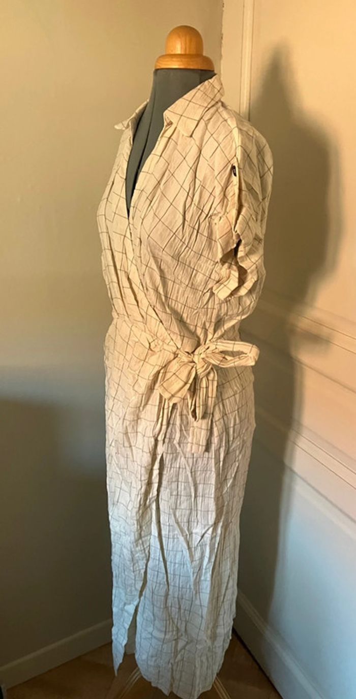 Robe légère portefeuille carreaux fenêtres - photo numéro 5