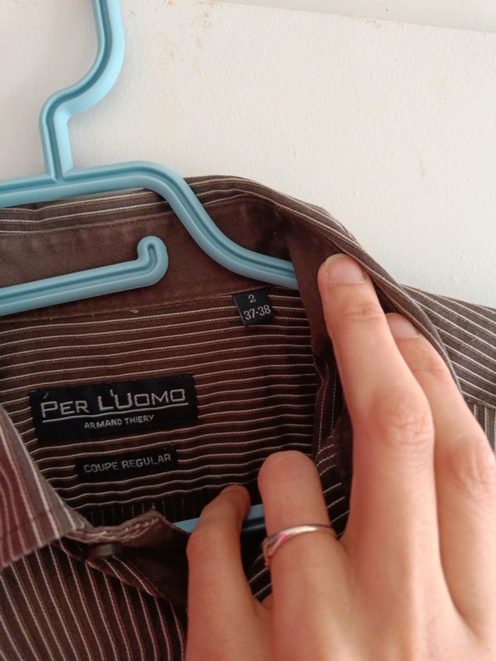 Chemise à rayures homme, manches courtes - photo numéro 8