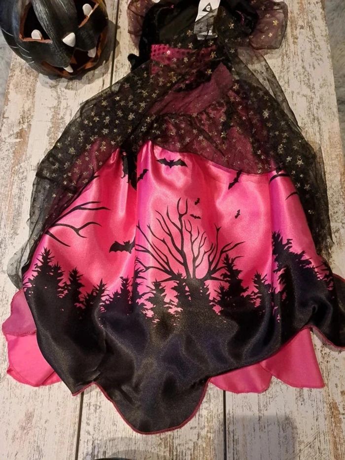 Robe Halloween triple jupon tulle et sequins - photo numéro 3