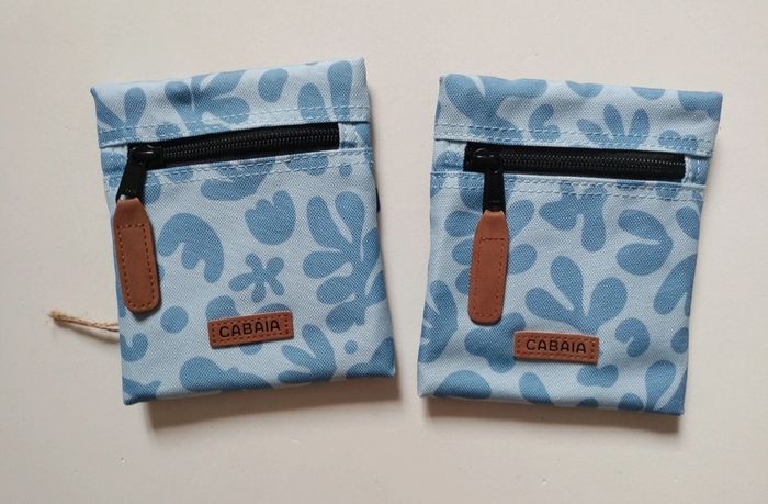 Lot de 3 pochettes bleues grises - photo numéro 3