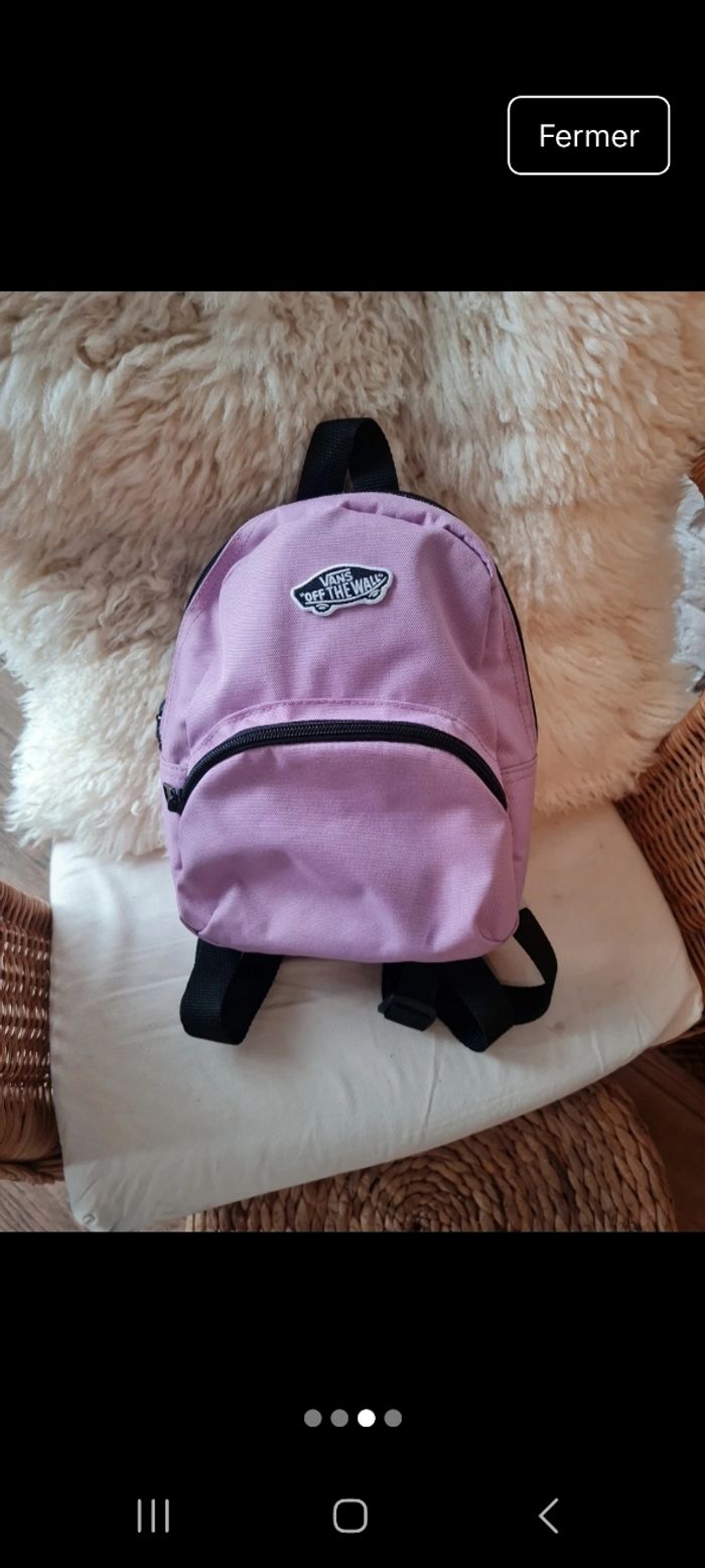 Sac à dos vans petit modèle lilas - photo numéro 3