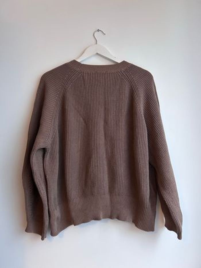 Gros pull femme marron/beige c&a taille XL