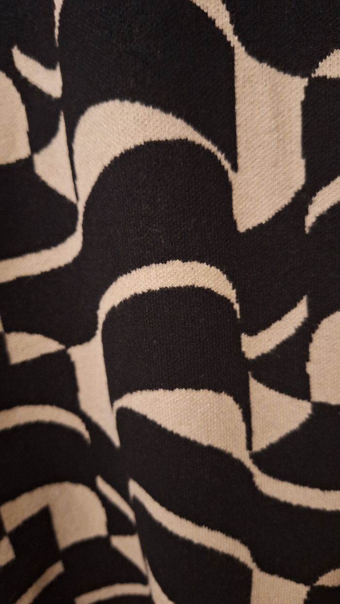 Robe pull évasée imprimé géométrique - photo numéro 6