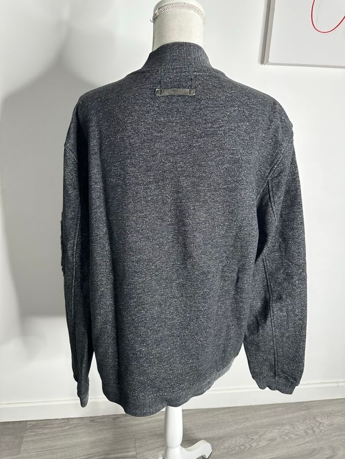 Sweatshirt cardigan zip gris foncé Dr. Martens TXXL - photo numéro 4