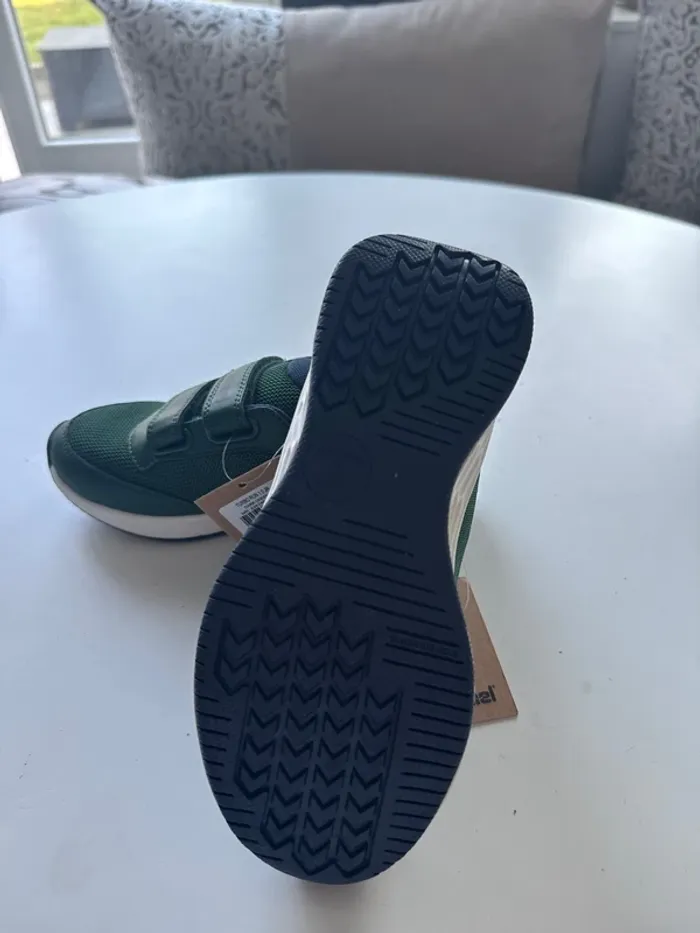 Baskets Hummel vertes et blanches – Taille 33 – Neuves étiquette - photo numéro 5