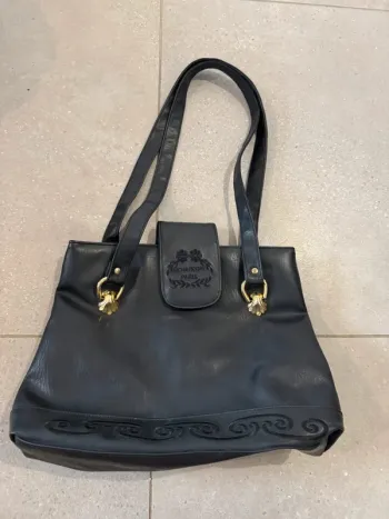 Sac à main noir Richardday Paris, 36*27cm bon état