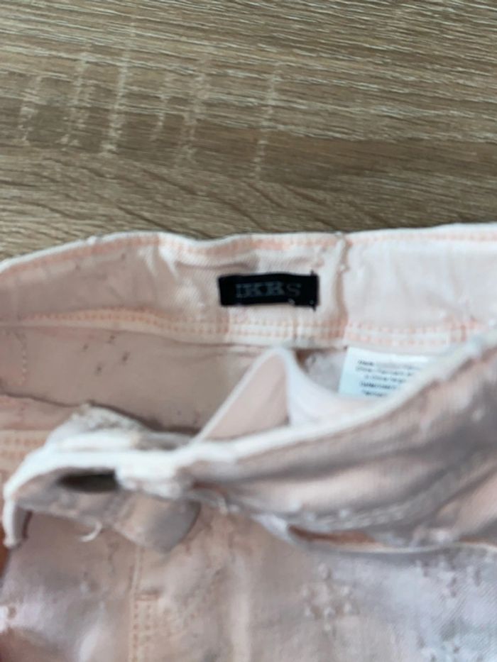 Short fille Ikks 4 ans rose pâle - photo numéro 3