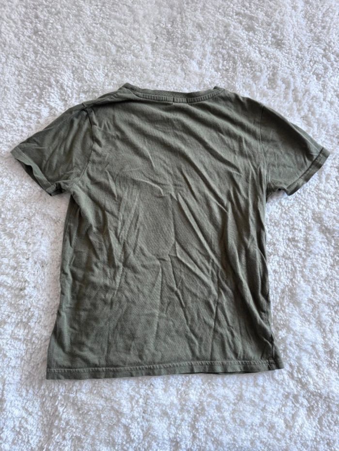 T-shirt Kiabi - Kaki - à motif tête de mort en sequins - Taille 8 ans - photo numéro 3