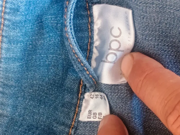 veste longue en jean BPC T42 - photo numéro 4