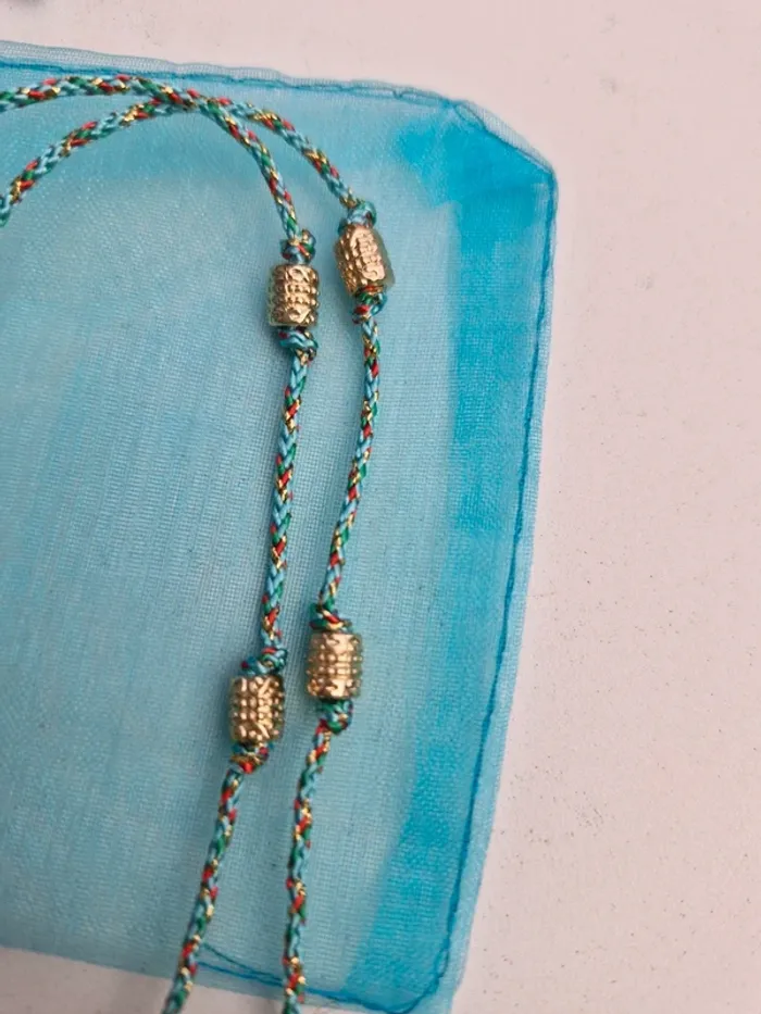 Collier Talisman turquoise ex-voto vert - photo numéro 3