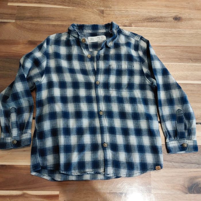 Lot de 4 chemises manche longue 4 ans - photo numéro 3