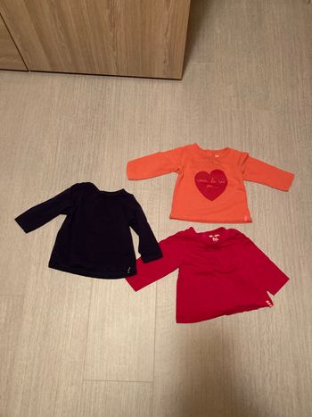 Lot de 3 t-shirt 9mois
