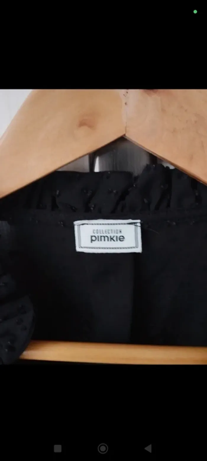 Blouse noire plumetis Pimkie 36 - photo numéro 6