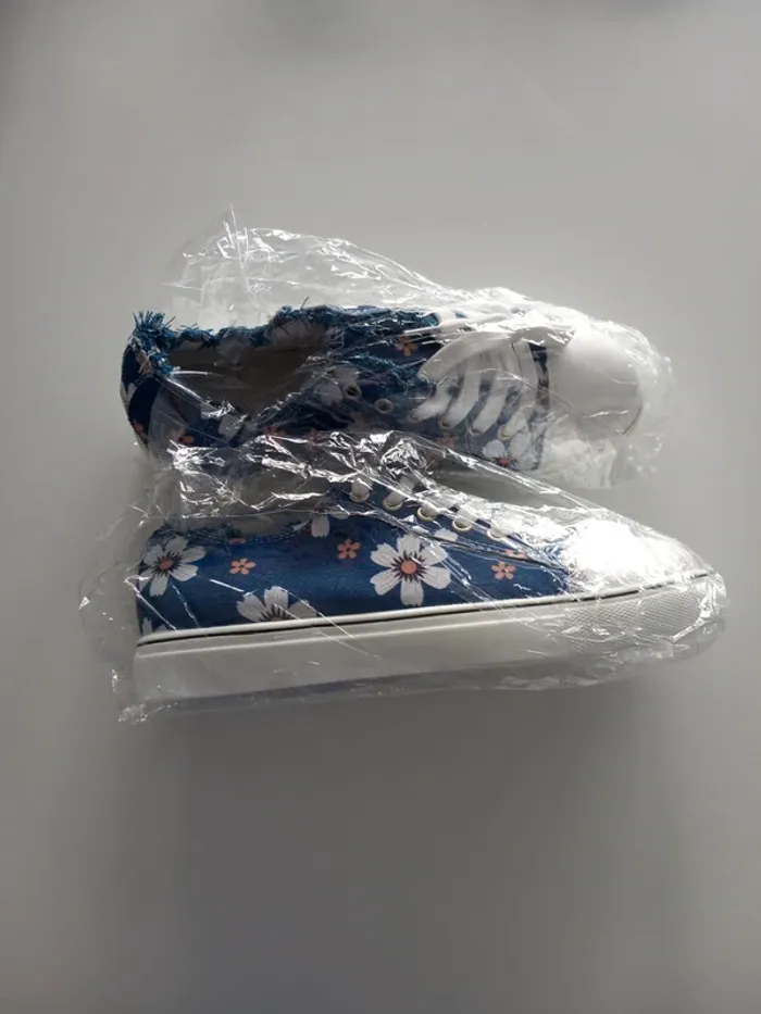 Chaussures en toile à lacets et ourlet à franges - photo numéro 3