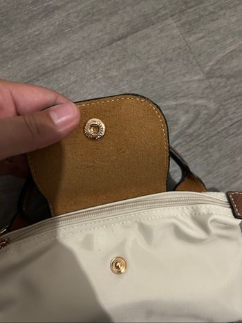 Sac à bandoulière, longchamp  beige