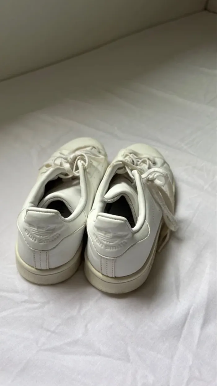 Baskets Adidas Stan smith blanche taille 33 - photo numéro 4