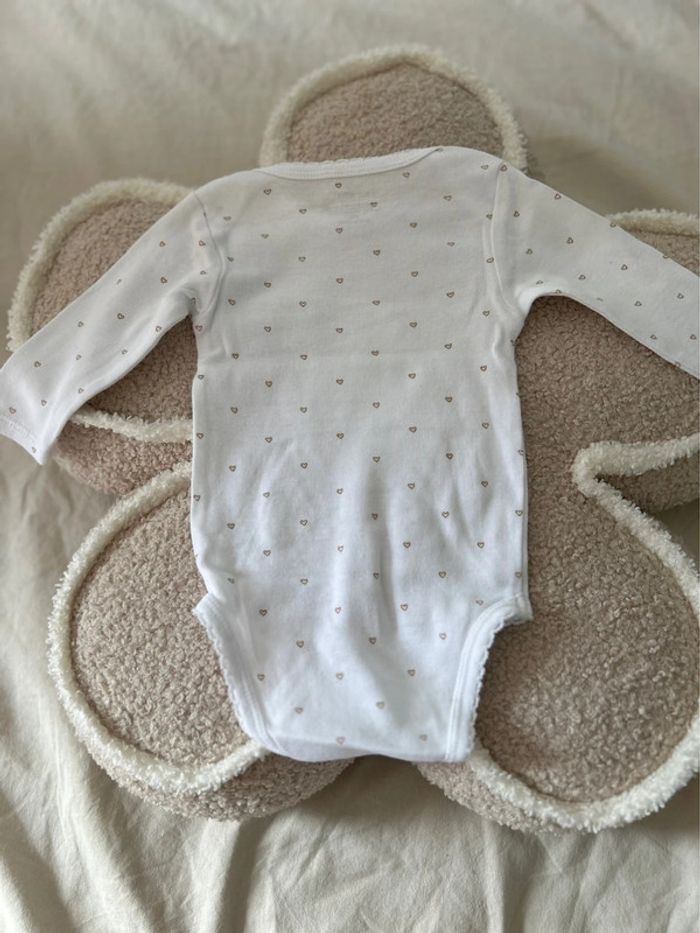 Body manches longues petits cœurs - photo numéro 3