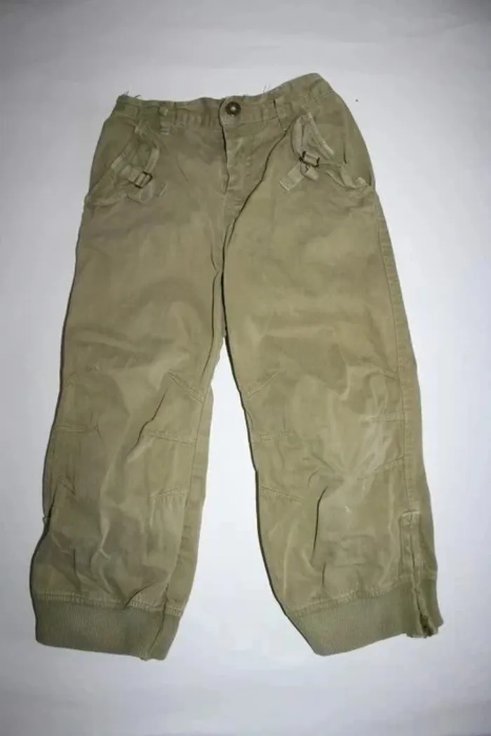 Pantacourt kaki clair Jean Bourget 10 ans