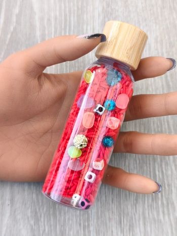 Bouteille sensoriel, jouet d’éveil coloré, retour au calme
