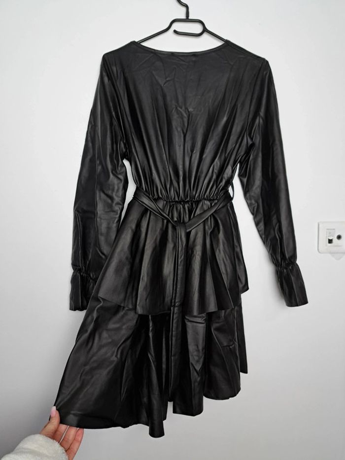 Robe en cuir noir femme 38 - photo numéro 2