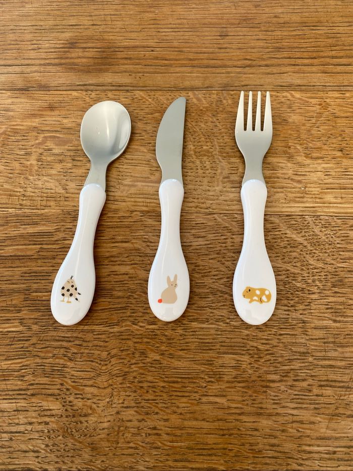 Couverts enfants inox (3 pc) - Little Mateys - photo numéro 2