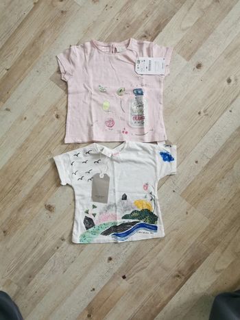 T-shirts Zara 9-12 mois