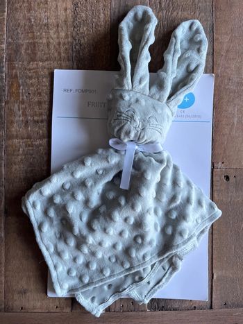 Doudou lapin Fruit de ma passion