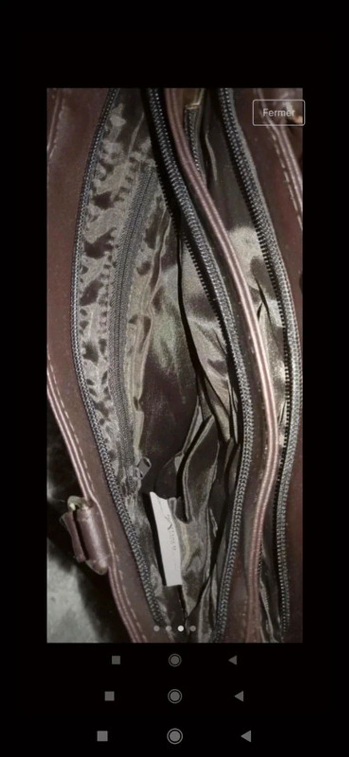 Sac à main et bandoulière 45% cuir 💖 Anderson - photo numéro 3